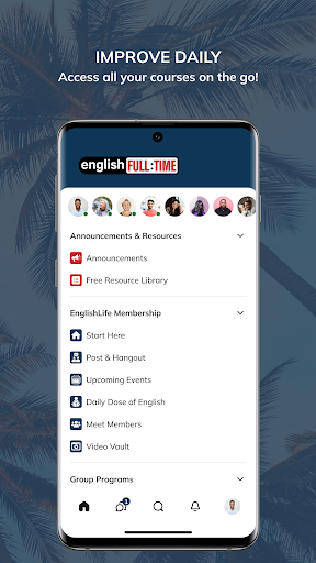 English FULL:TIME ekran görüntüsü
