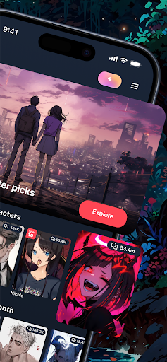 Carter Chat: Viral AI Chat App ekran görüntüsü