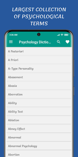 Psychology Dictionary ekran görüntüsü