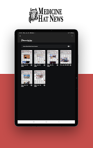 Medicine Hat News e-Edition ekran görüntüsü