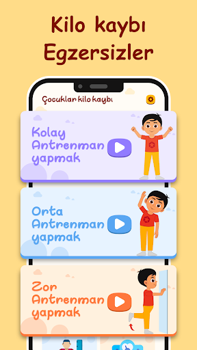 Çocuk Kilo Vermek Egzersizleri ekran görüntüsü