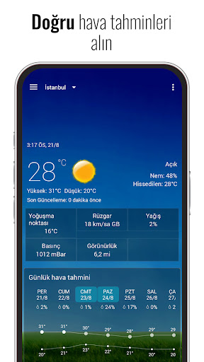 3D Sense Clock & Weather ekran görüntüsü