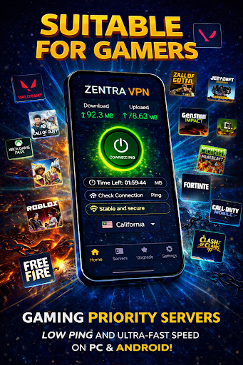 Zentra vpn - fast, safe VPN ekran görüntüsü