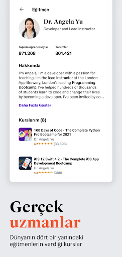 Udemy - Online Kurslar ekran görüntüsü