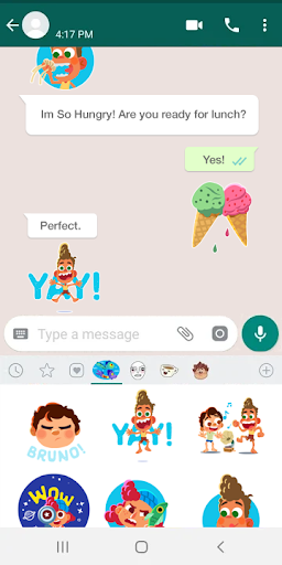 Pixar Stickers: Luca ekran görüntüsü