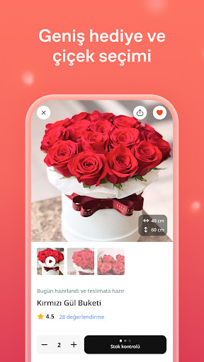 Flowwow: Hediye, Çiçek teslimi ekran görüntüsü