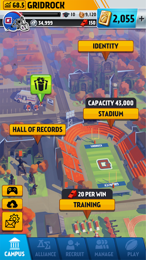 Rival Stars College Football ekran görüntüsü
