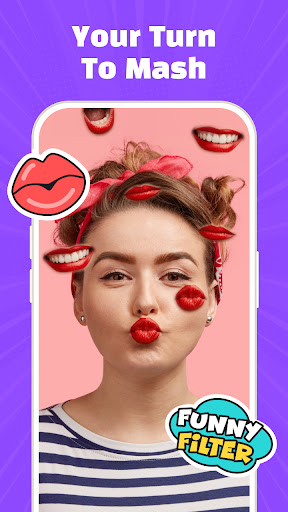 Lip Fall Challenge: Fun Filter ekran görüntüsü
