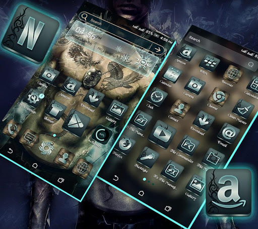 Tattoo Launcher Theme ekran görüntüsü