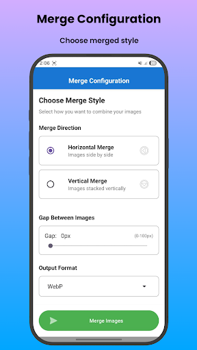 Merge Images ekran görüntüsü