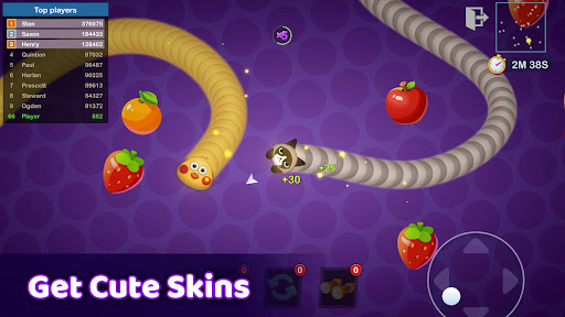 Worms Merge: yılan io oyunu ekran görüntüsü