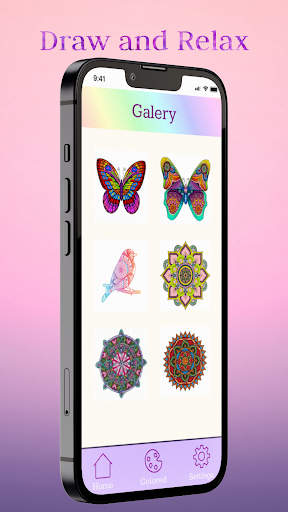 Coloring Book for Adults Games ekran görüntüsü