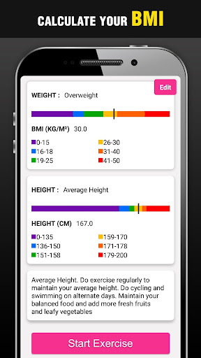Height Increase Exercises App ekran görüntüsü