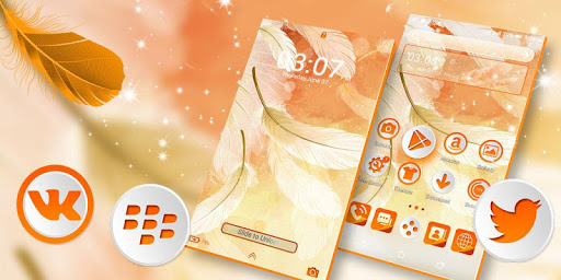 Feather Light Launcher Theme ekran görüntüsü