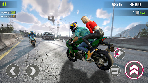 Real Traffic Bike Racing 3D ekran görüntüsü