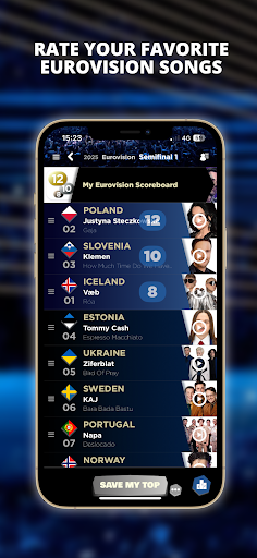My Eurovision Scoreboard ekran görüntüsü