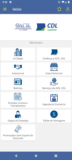 ACIL CDL Luziânia ekran görüntüsü