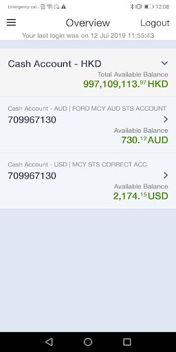OCBC HK/Macau Business Mobile ekran görüntüsü