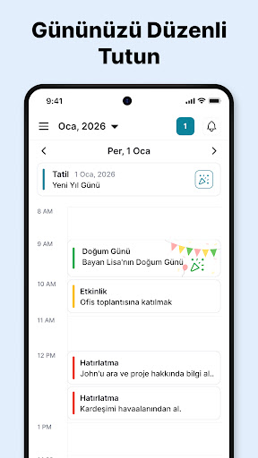 Takvim 2026 ekran görüntüsü