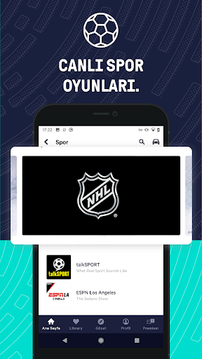TuneIn Radio: Spor, Müzik, FM ekran görüntüsü