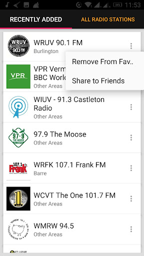 Vermont Radio Stations - USA ekran görüntüsü