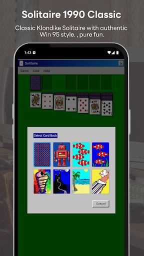Klasik Solitaire 1990 ekran görüntüsü