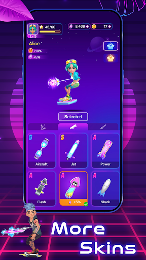 Rainbow Surfer: Duet Color ekran görüntüsü