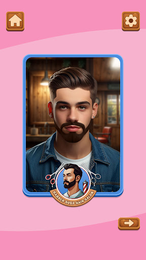 Barber Shop Hair Salon Sim ekran görüntüsü