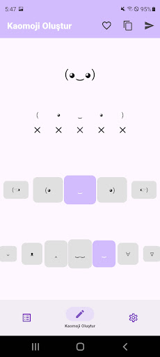 Kaomoji - Japon Emoji ekran görüntüsü