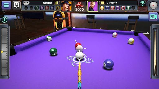 3D Bilardo ekran görüntüsü