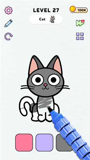 Color ASMR Game: Coloring Page ekran görüntüsü