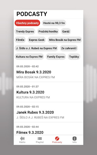 Expres FM ekran görüntüsü