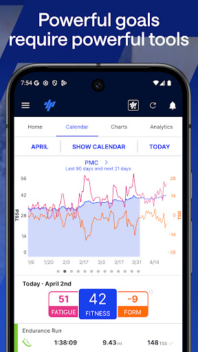 TrainingPeaks: Plan Lift Train ekran görüntüsü