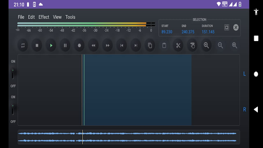 Simple Audio Editor ekran görüntüsü