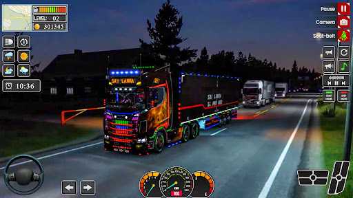 Euro Truck Driver Simulator 3d ekran görüntüsü