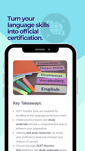 DLPT Practice Test ekran görüntüsü