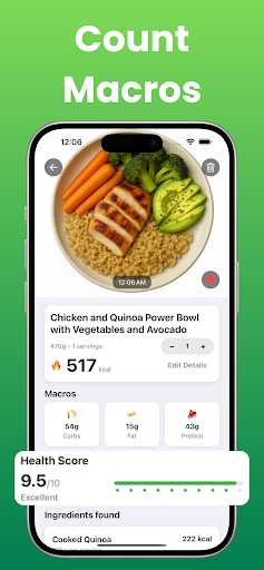 CalEase : AI Calorie Tracker ekran görüntüsü