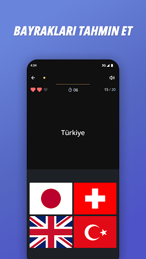 Flag Mania - Bayrak Yarışması ekran görüntüsü