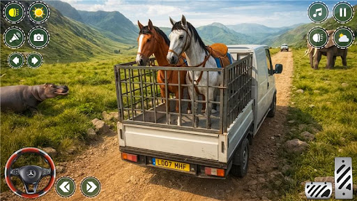 Animal Transporter:cargo truck ekran görüntüsü