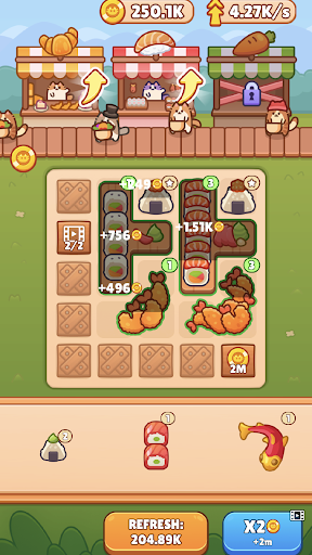 Cats & Food: Bag Idle ekran görüntüsü