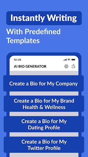 AI Bio Generator - Write a Bio ekran görüntüsü