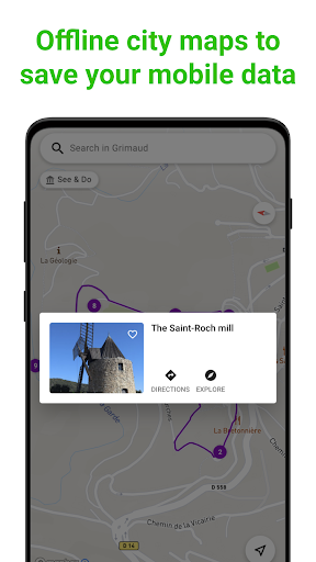 Grimaud Tour Guide:SmartGuide ekran görüntüsü