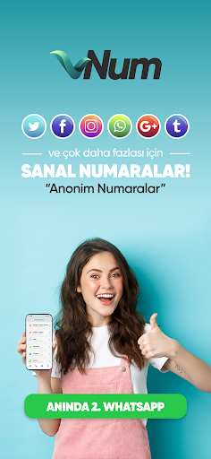 vNum: Sanal Numara & SMS Al ekran görüntüsü