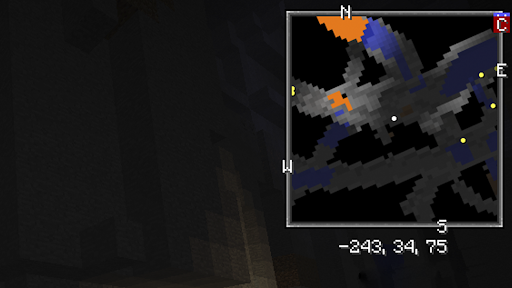 Xaero's Minimap Mod Minecraft ekran görüntüsü