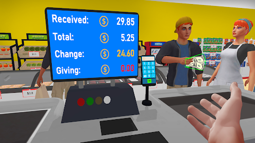 Supermarket 3D Simulation Game ekran görüntüsü
