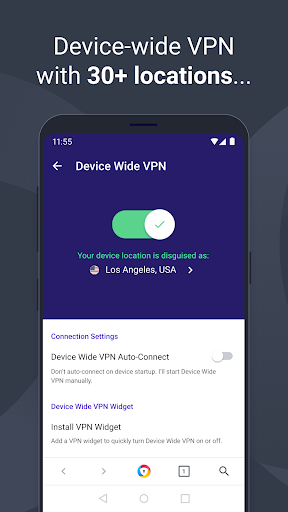 AVG Secure Browser ekran görüntüsü