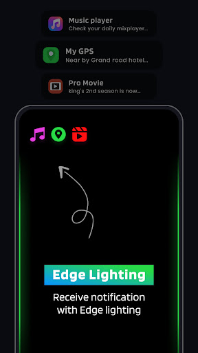 App Notification Edge Lighting ekran görüntüsü