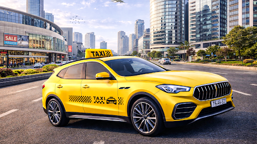 Taxi Simulator Driving Car 3D ekran görüntüsü