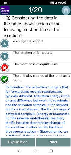 Basic Chemistry Quiz ekran görüntüsü