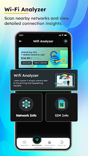 WiFi Speedtest - IMEI Checker ekran görüntüsü